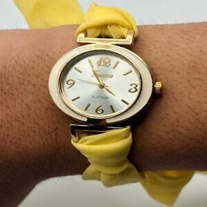 Yellow Geneva Tie Watch